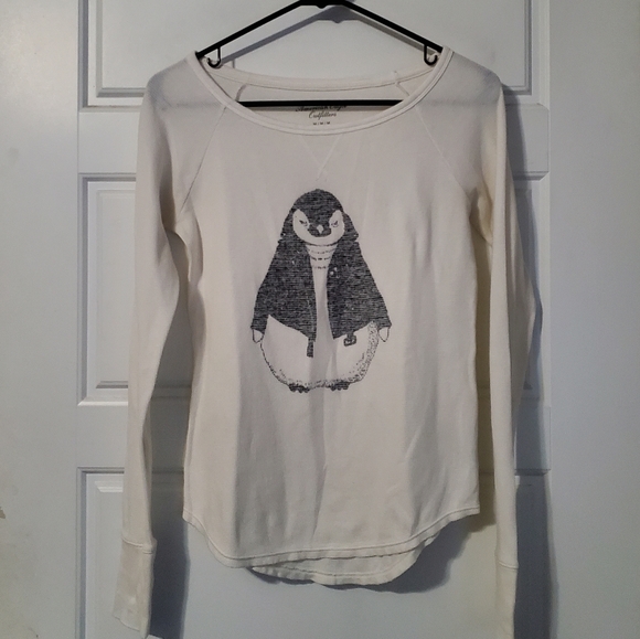 American Eagle Outfitters Tops - AEO penguin top